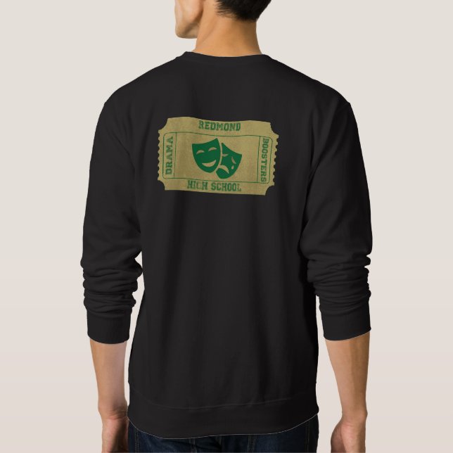 Ticket Design T-Shirt oder Sweatshirt (Rückseite)