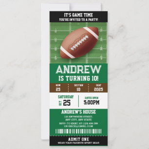 Ticket für die Geburtstagsparty Einladung