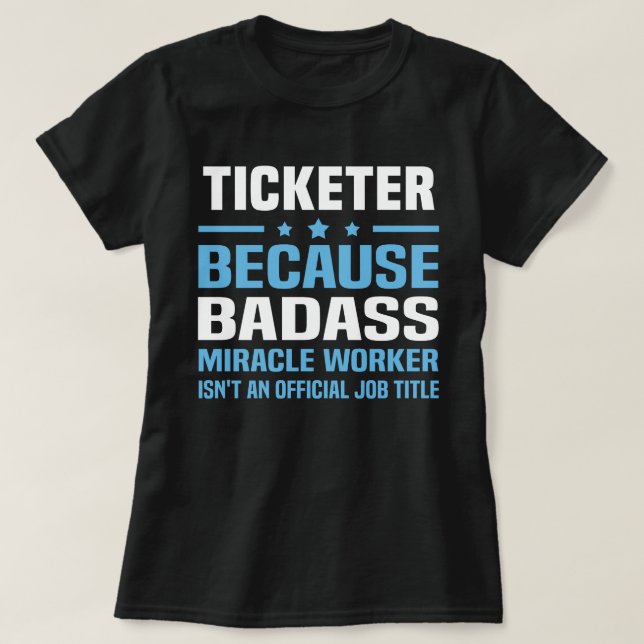 Ticketer T-Shirt (Design vorne)