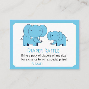 Tickets für das Blue Elefant Diaper Raffle