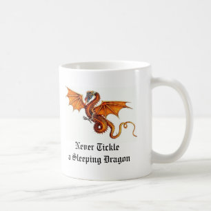 Tickle nie eine Schlafendrache-Tasse Kaffeetasse