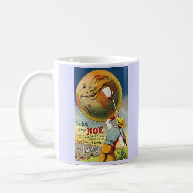 Tickle the Earth - Viktorianische Karte Kaffeetasse (Links)