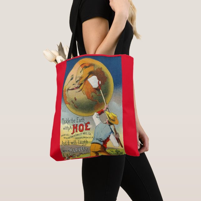Tickle the Earth - Viktorianischer Kartendruck Tasche (Von Nahem)
