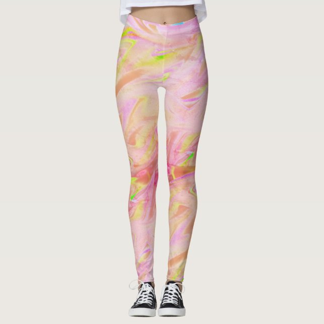 Tickled Rosa Leggings (Vorderseite)