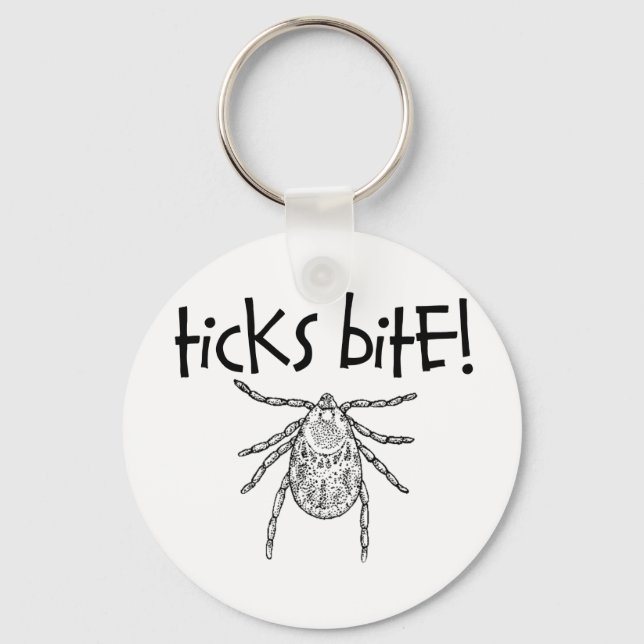 Ticks Biss! Schlüsselanhänger (Vorderseite)