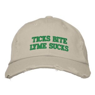 Ticks Bite Bestickte Baseballkappe