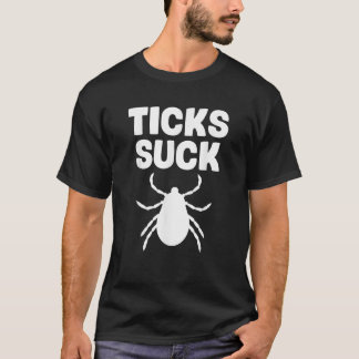 Ticks Sind zum Kotzen Camping Wanderung Bug Funny T-Shirt