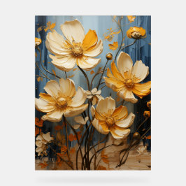 Tickseed - Impasto Floral Acrylschild
