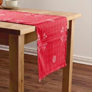 Ticky Cactus Table Runner - Red Kurzer Tischläufer