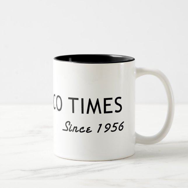 Tico Times Costa Rica Zweifarbige Tasse (Rechts)