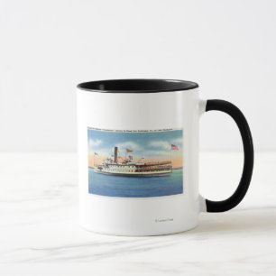 Ticonderoga Dampfer, der Hafen Burlington Tasse