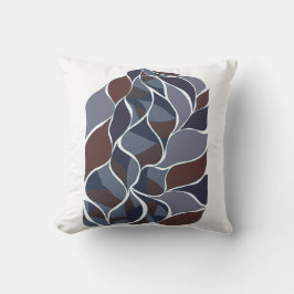 Tidal Echoes – Abstract Earth-Tone Art Tee | KRAAL Kissen