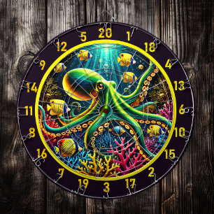 Tidal Embrase Octopus Dartboard Dartscheibe