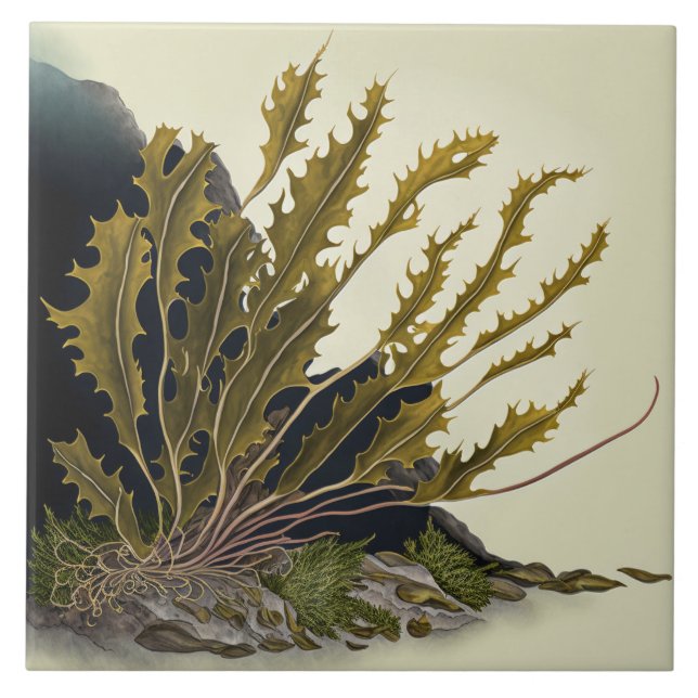 Tidal Fronds Fliese (Vorderseite)