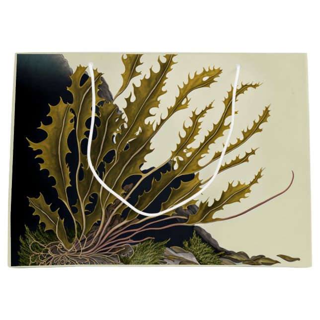 Tidal Fronds Große Geschenktüte (Vorderseite)