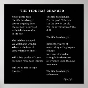 Tide hat das neue Gedicht "Fresh Start" geändert Poster