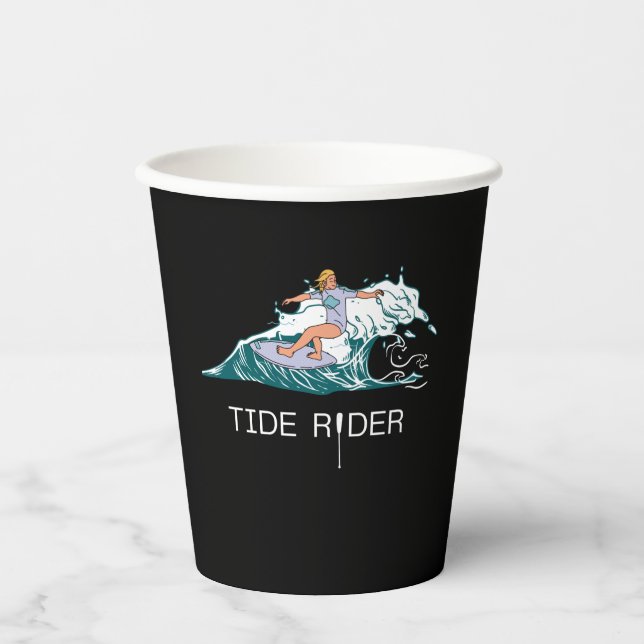 Tide Rider Pappbecher (Vorderseite)