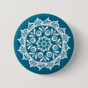 Tidepool Mandala Button