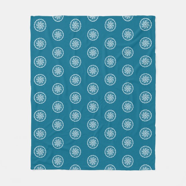 Tidepool Mandala Fleecedecke (Vorderseite)