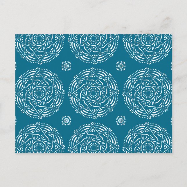 Tidepool Mandala Postkarte (Vorderseite)