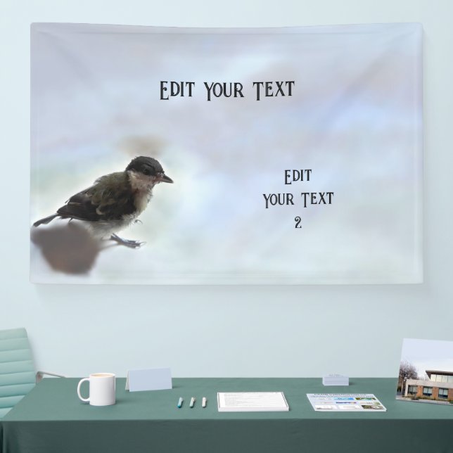 Tidi my Bird the Parus Major Banner (Messe)