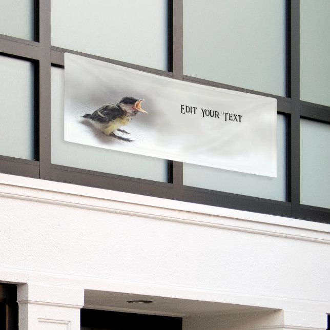 Tidi my Bird the Parus Major Banner (Äußeres Gebäude)
