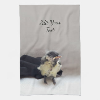 Tidi my Bird the Parus Major Geschirrtuch