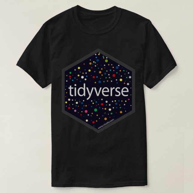Tidyverse RStudio DataScience T-Shirt (Design vorne)