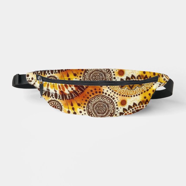 Tie and Dye Bauchtasche (Vorderseite)