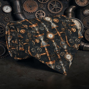 Tie cravate industrielle personnalisée Steampunk