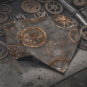 Tie cravate industrielle personnalisée Steampunk