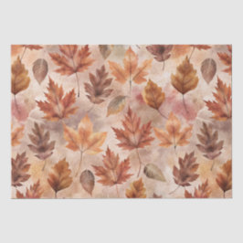 Tie Dye Autumn Floral Seidenpapier