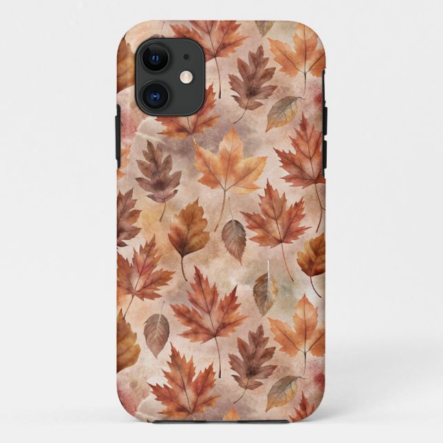 Tie Dye Autumn Leaves Case-Mate iPhone Hülle (Rückseite)