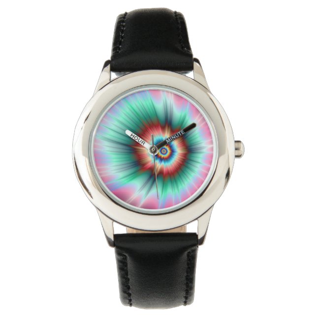 Tie Dye Comet Armbanduhr (Vorderseite)
