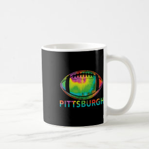 Tie Dye Cool Fußball Design Bekleidung Pittsburgh Kaffeetasse