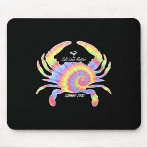 Tie Dye Crab Salt Sozialdistanzierung Mousepad
