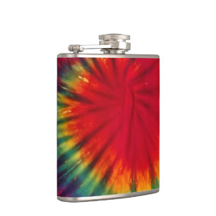 Tie-Dye-Flasche für Alkohol Flachmann