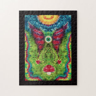 Tie-Dye-"Fliegendes Auge"-Puzzle