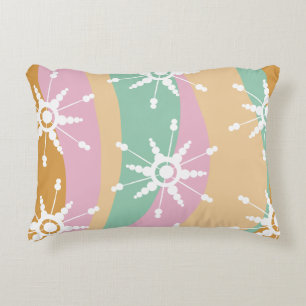 Tie Dye Flüssigkeit Retro Groovy Weihnachten Beige Dekokissen