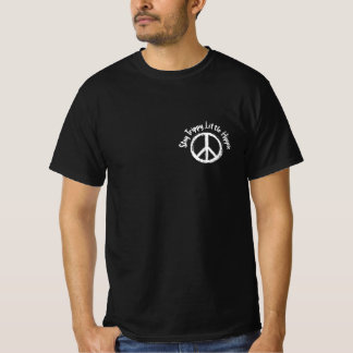 Tie-Dye Friedenszeichen Bleib trippig kleiner Hipp T-Shirt