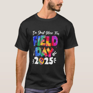 Tie Dye ist hier für Field Day 2025 Friedenszeiche T-Shirt