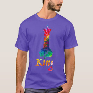 Tie Dye King Chess Piece T-Shirt