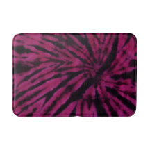 Tie-Dye Lila Rosa Schwarz Hippie Retro-Muster 