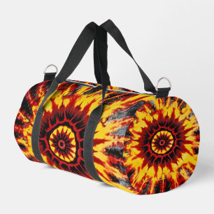 Tie-Dye-Mandala-Muster Duffle Bag
