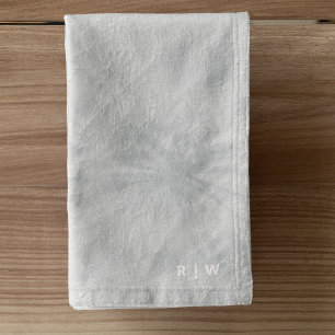 Tie Dye Monogramme gris minimaliste moderne