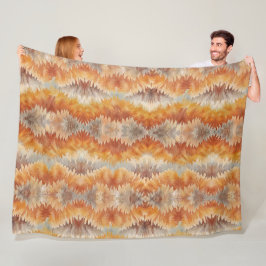 Tie Dye Organic Art Fleecedecke