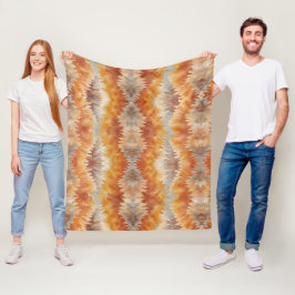 Tie Dye Organic Art Fleecedecke