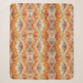 Tie Dye Organic Art Sherpadecke