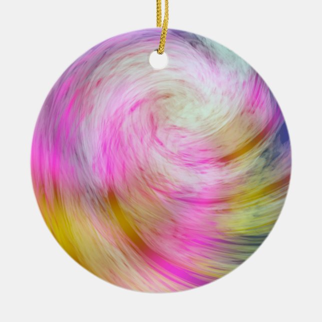 Tie Dye Ornement de Noël (Devant)