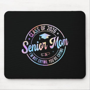 Tie Dye Senior-Mutter Abschlussklasse 2026 Stolze Mousepad